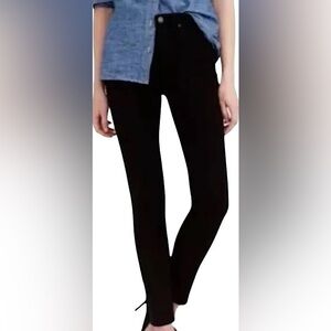 J. Crew High Rise Skinny Black Stretch Jeans Women’s Size 26